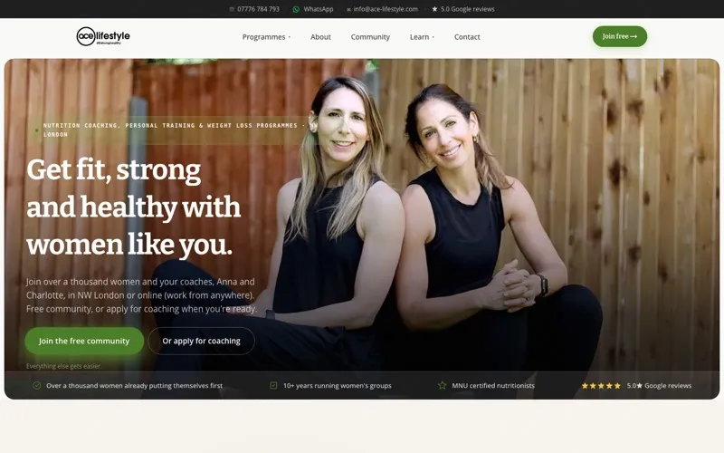 Ace Lifestyle website