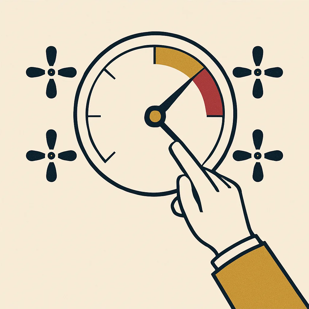A visibility gauge across four AI engines.
