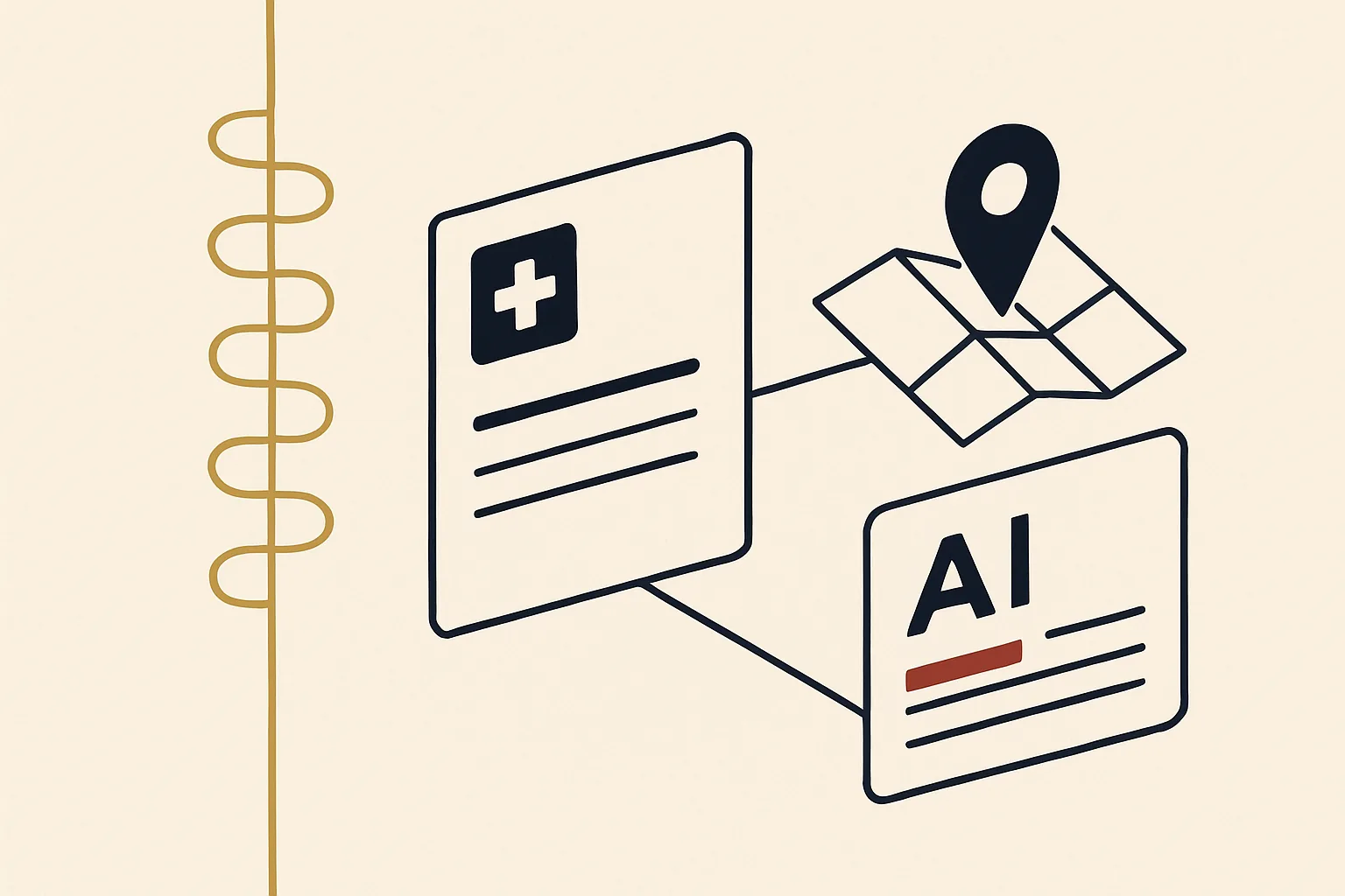 A chiropractic clinic shown as the named local choice across search and AI.