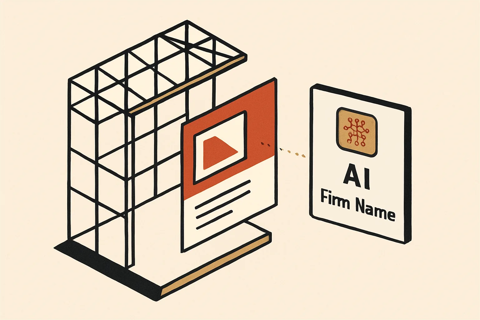 A construction firm's project portfolio visible to clients and AI answers.