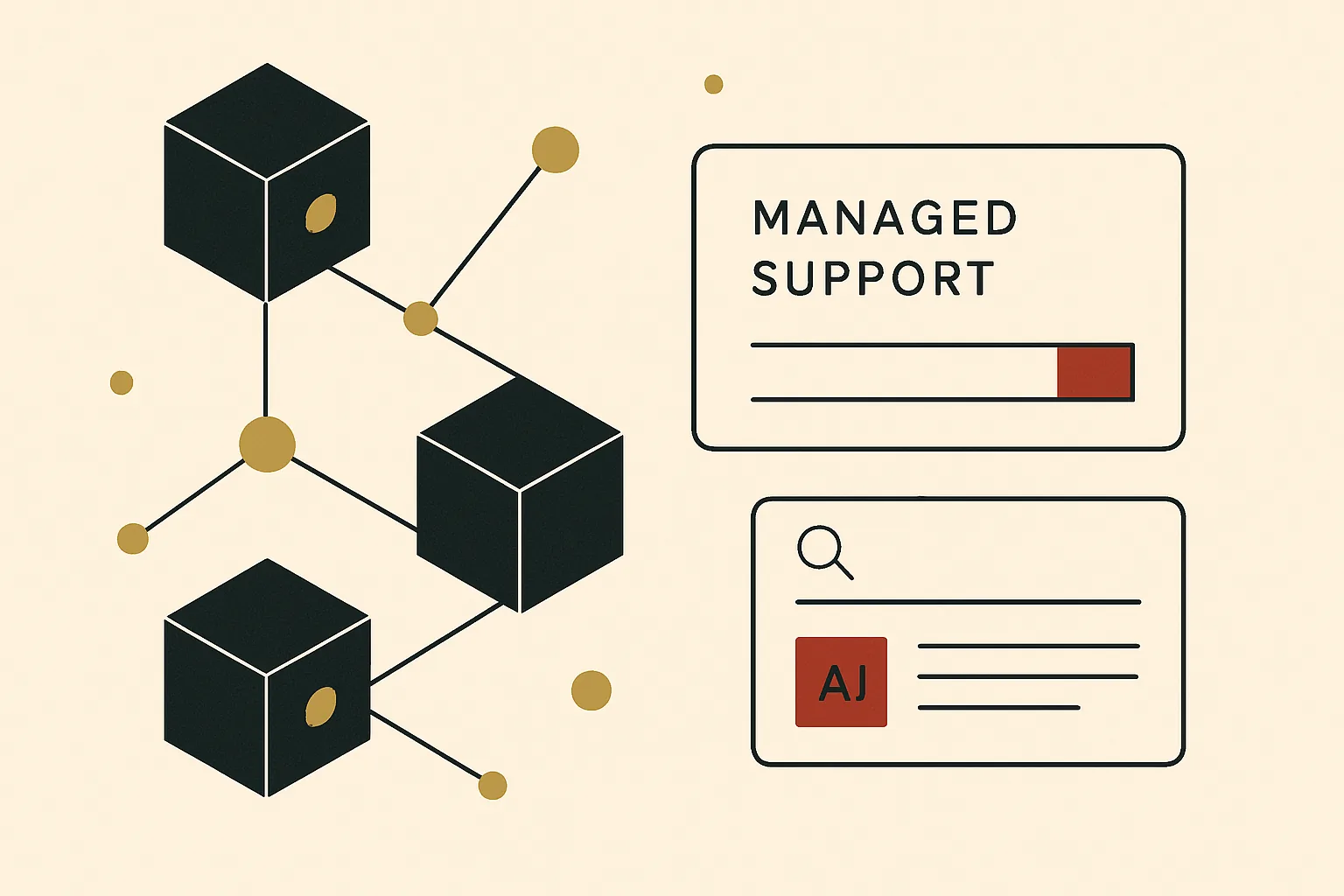An IT company surfaced for managed support across search and AI.