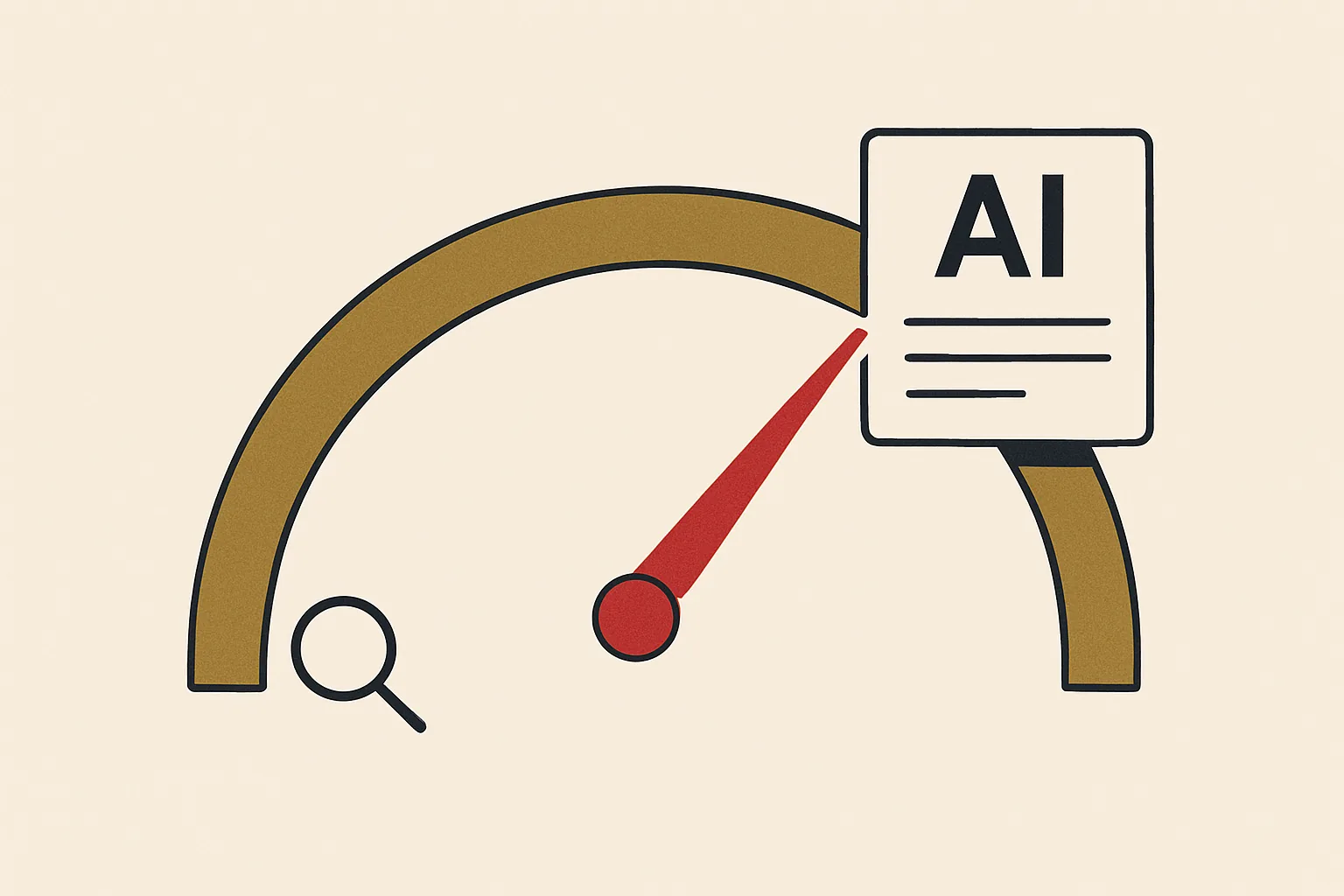 A visibility meter for a therapy practice, rising from local search to AI recommendation.